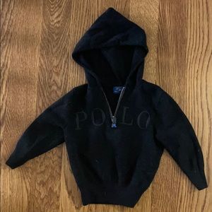 Kids Polo Half Zip Sweater